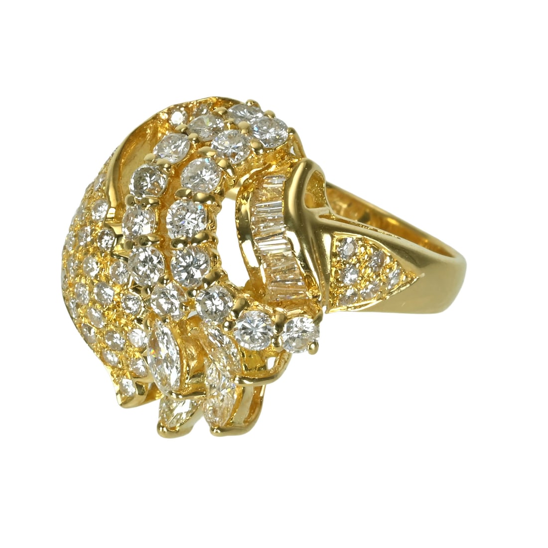 K18 Diamond Ring - 2