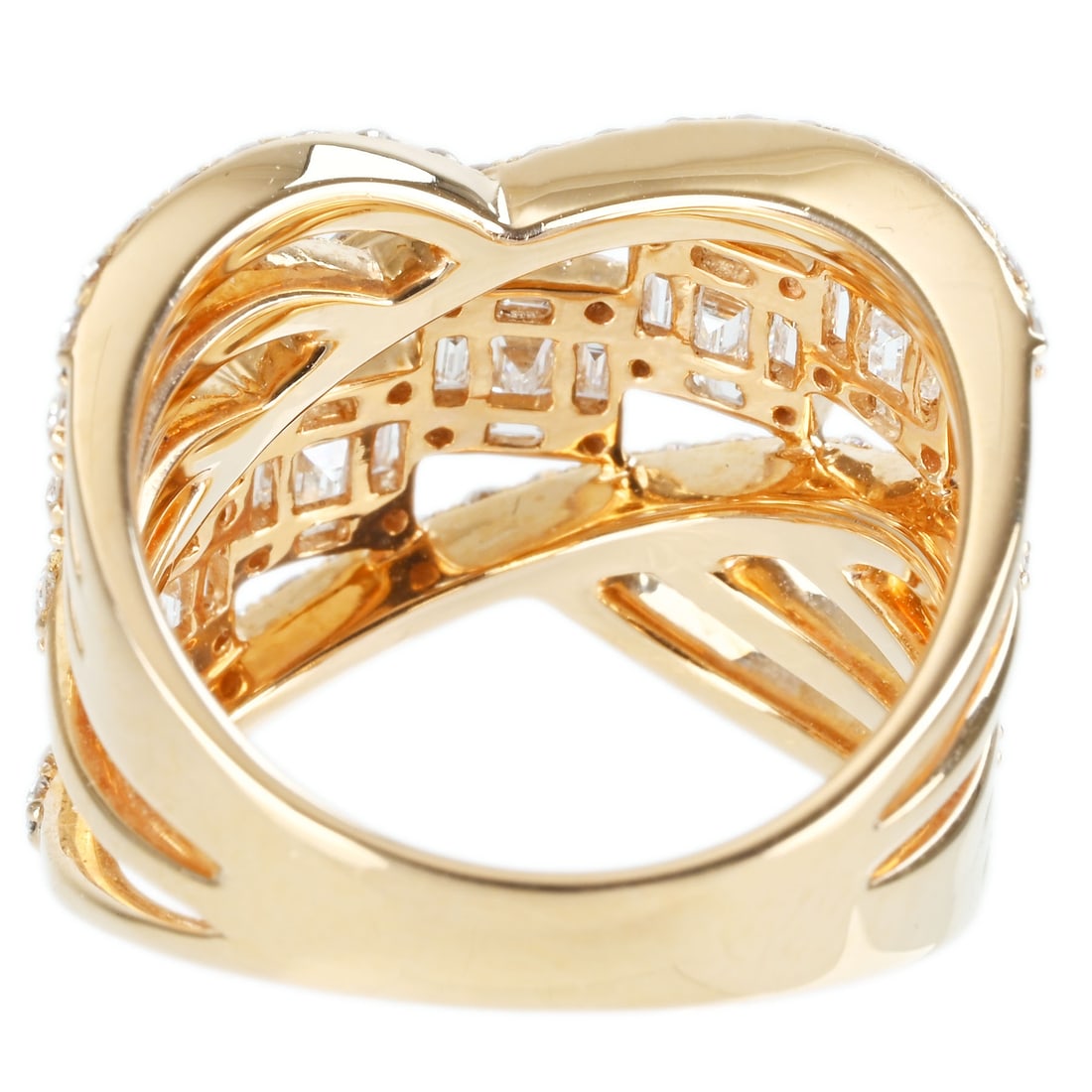 K18PG DIAMOND RING - 4