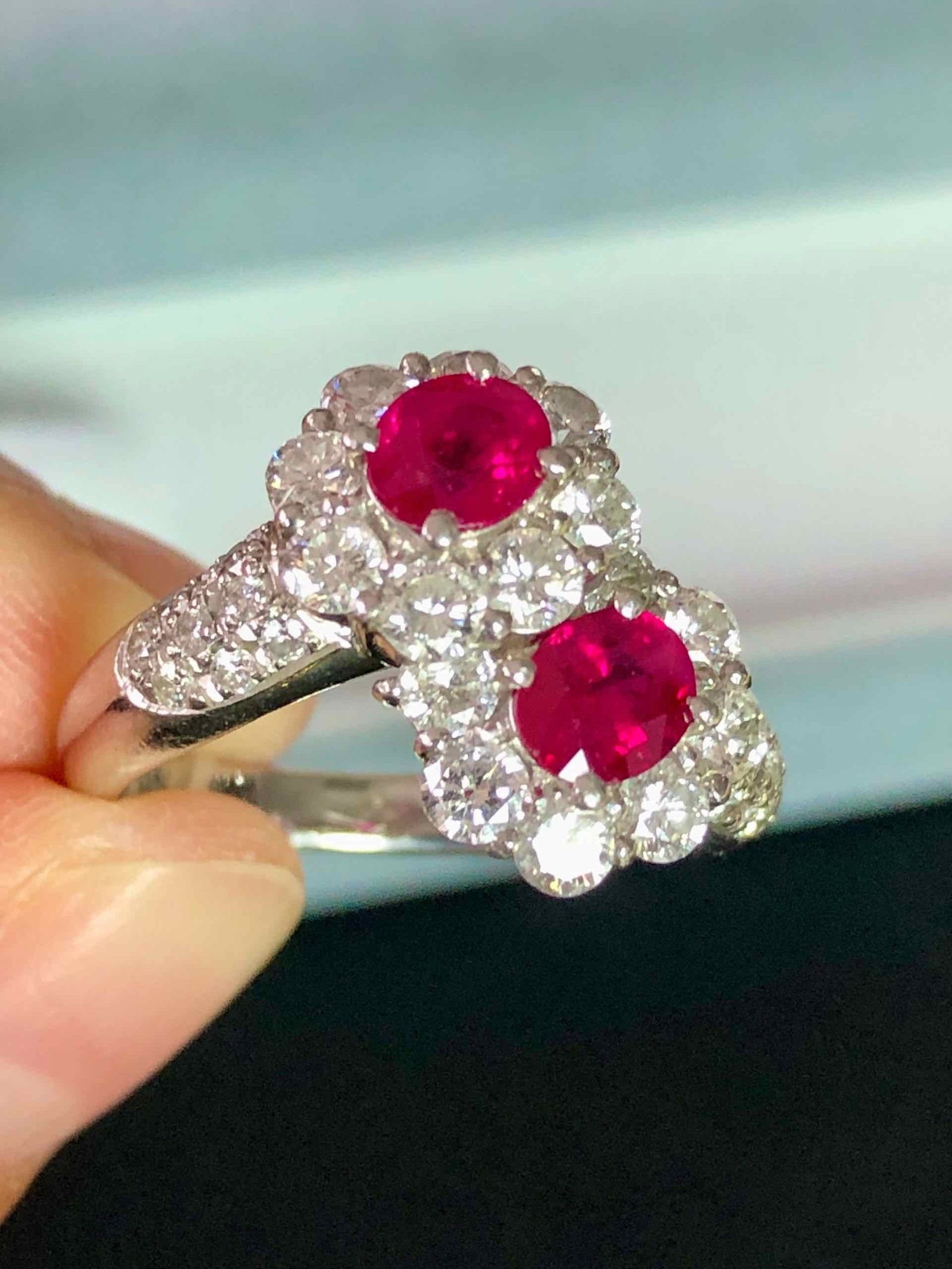 PT900 RUBY RING - 2