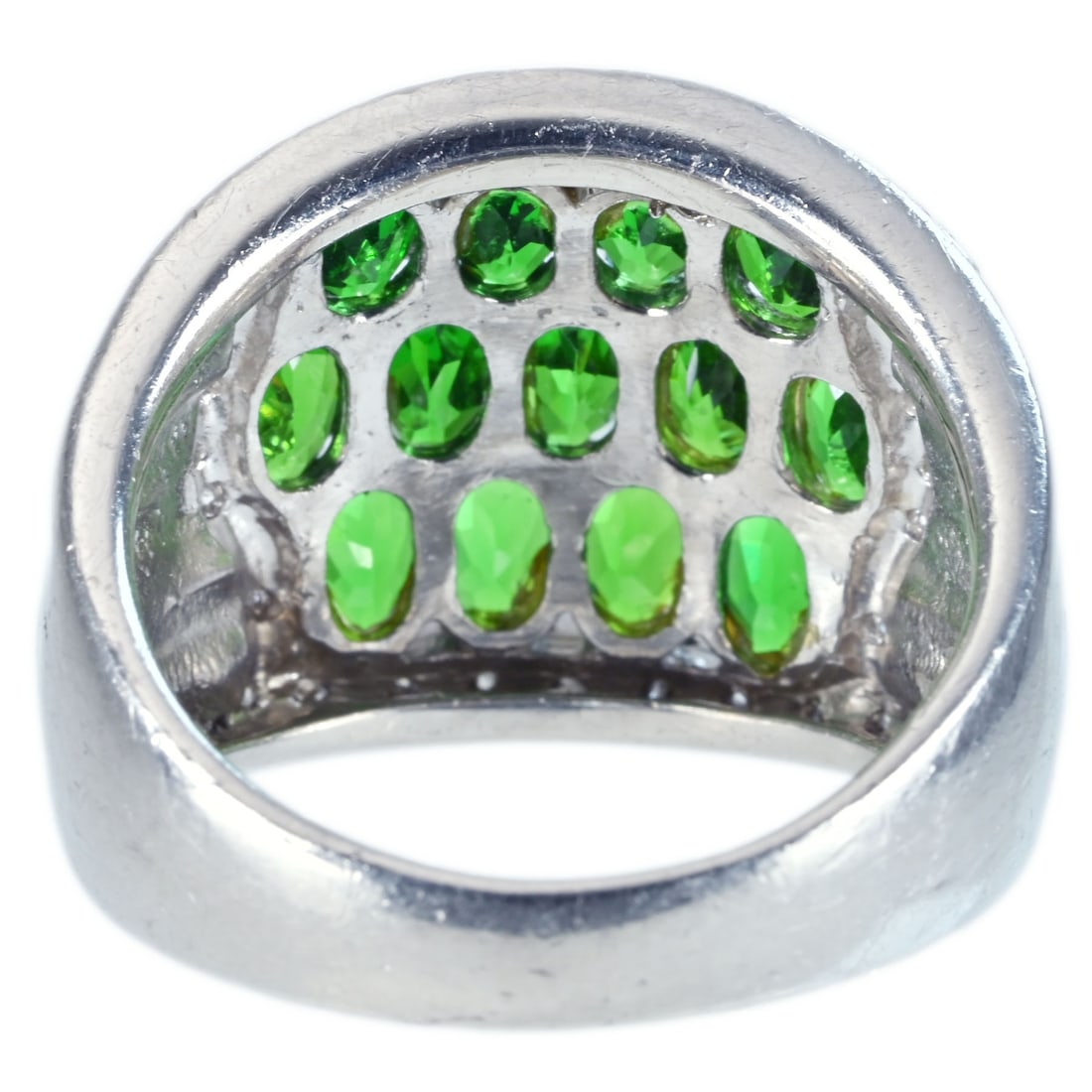 PT900 GARNET RING - 4