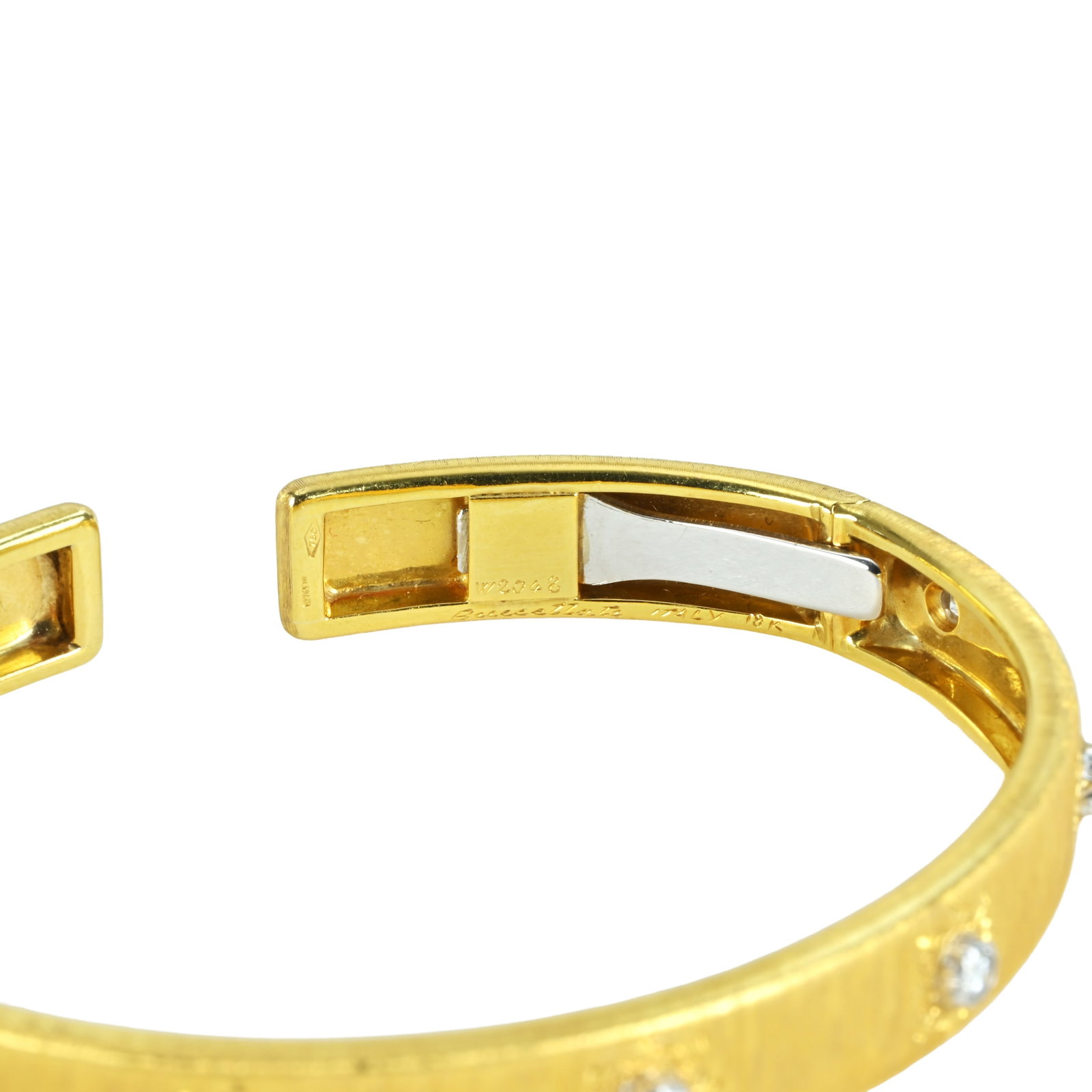BUCCELLATI K18 Diamond Bangle - 3