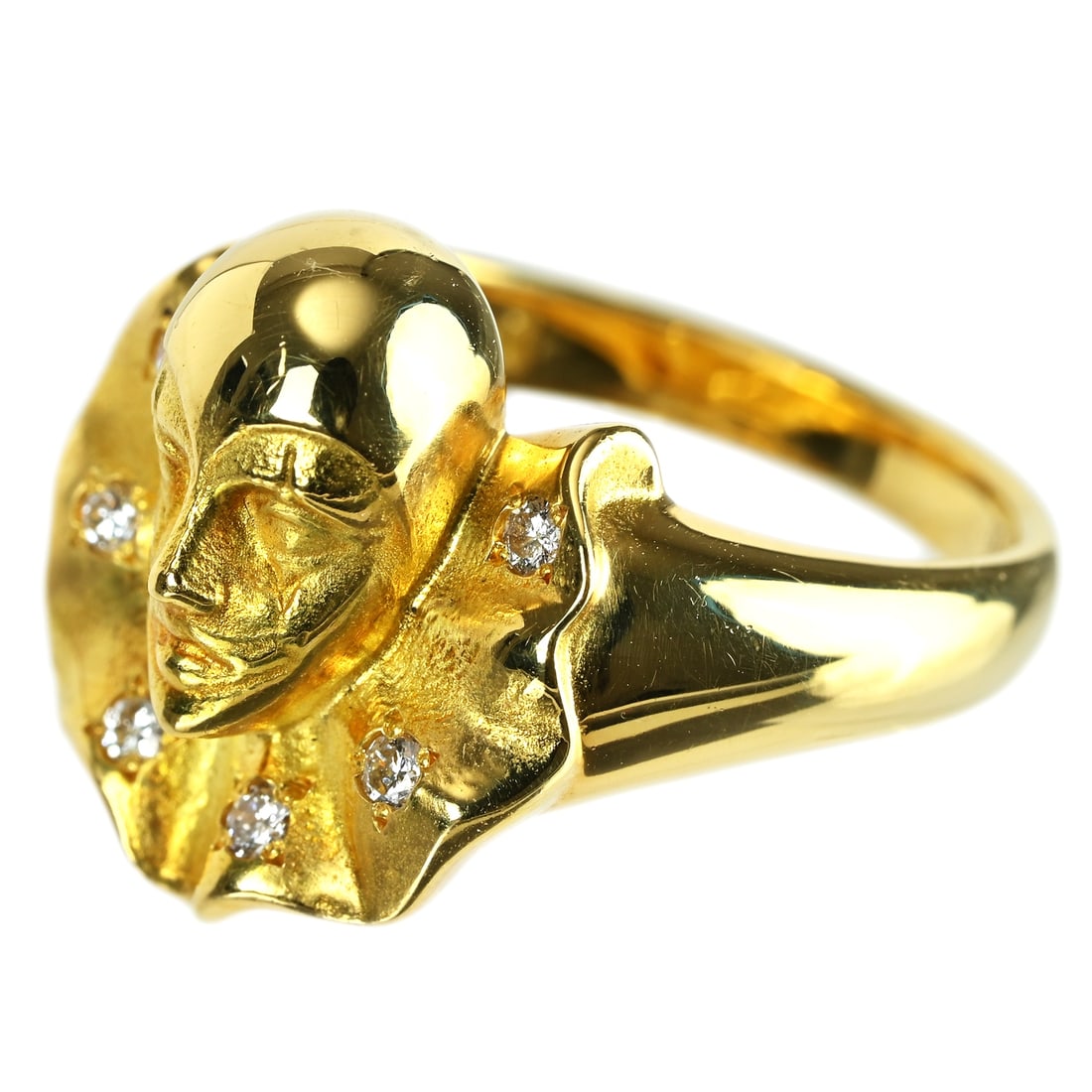 AGOSTINI K18 Diamond Ring - 2