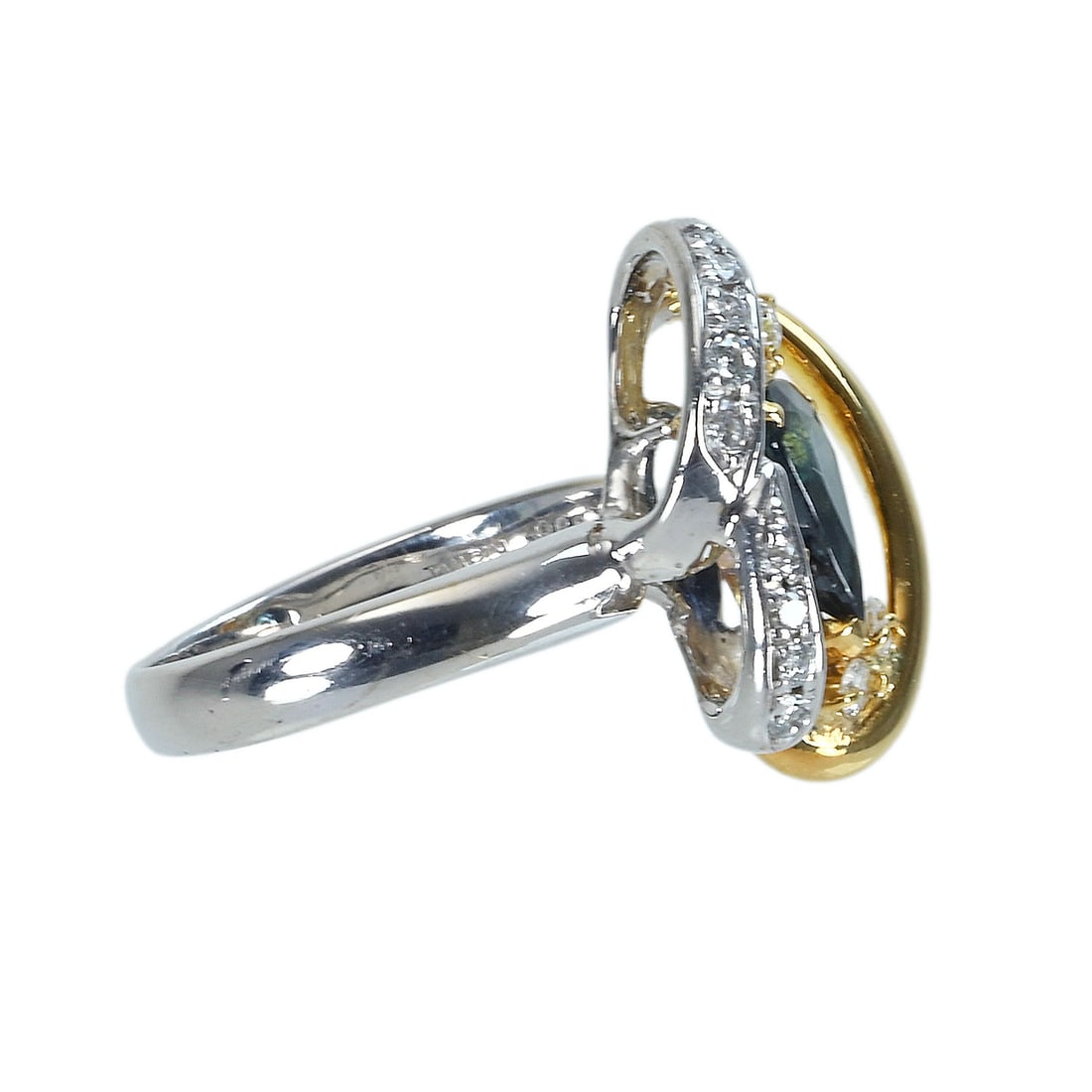 K18 Sapphire Diamond Ring - 3