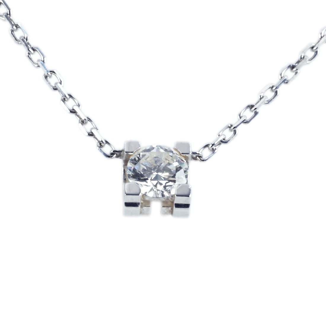 CARTIER K18 Diamond Necklace: Type: Necklace Material:K18 Diamond: 0.20ct F VVS1 2EX VG NONE Sizs:N/A Signed By: Cartier Additional Information: Box, Certificate, GIA