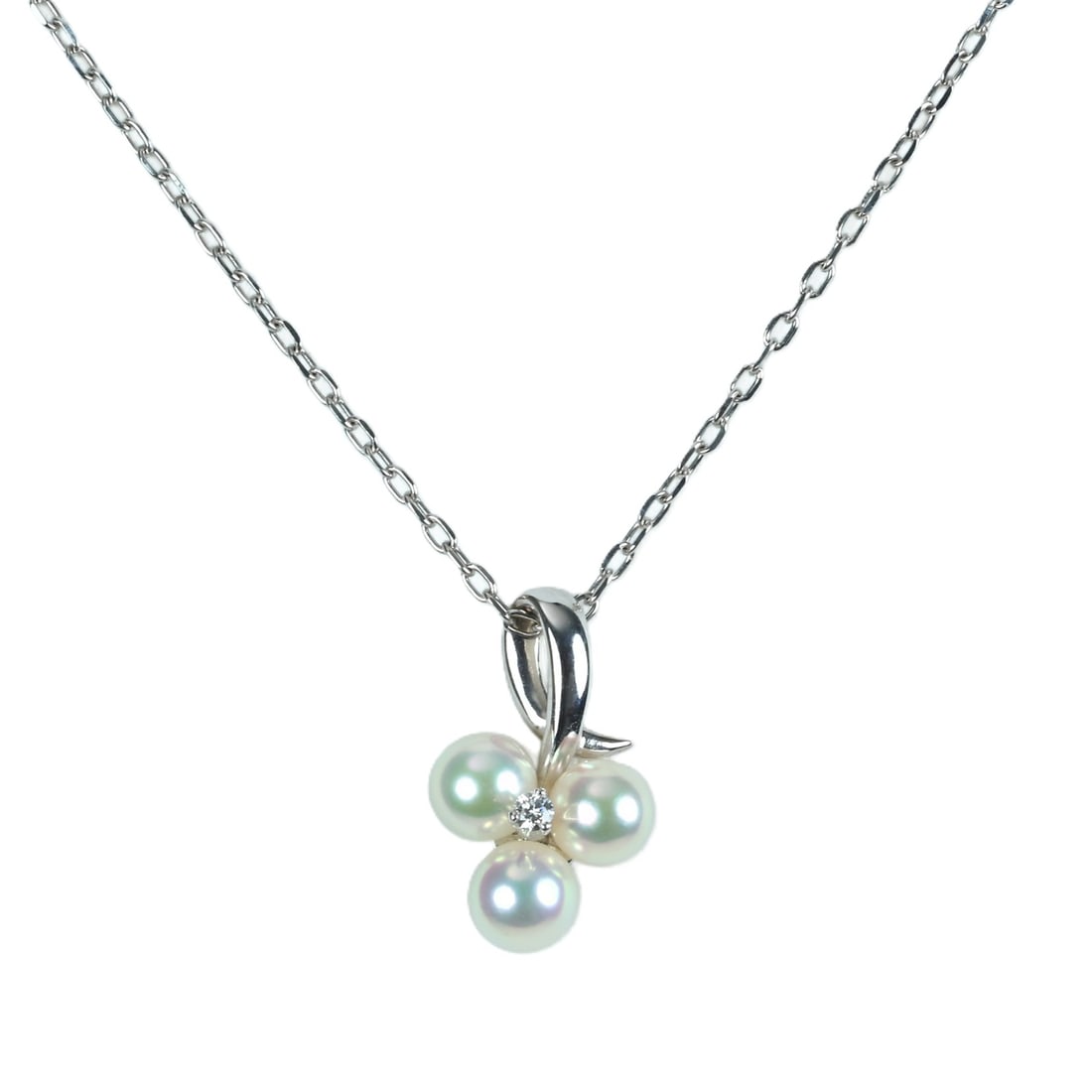 MIKIMOTO4 .7mm -5.0mm Akoya Pearl K18 Necklace: Brand:MIKIMOTO Model No.:N/A Sizs:40cm Material:K18 Signed By:MIKIMOTO Accessories:N/A