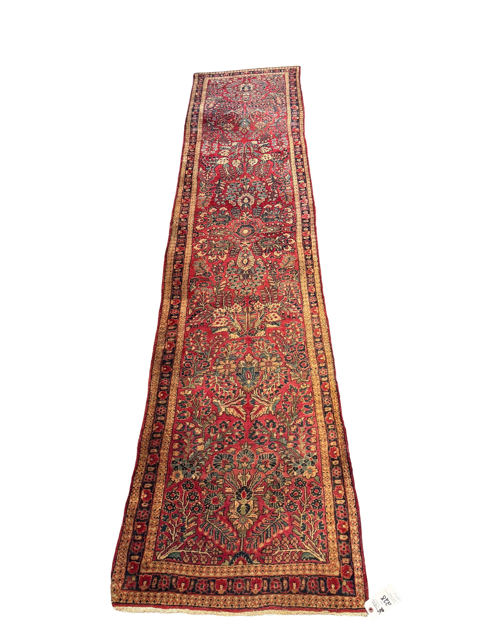 PERSIAN HANDWOVEN RUNNER RUG 11'9" X 2'8" (1 of 4)