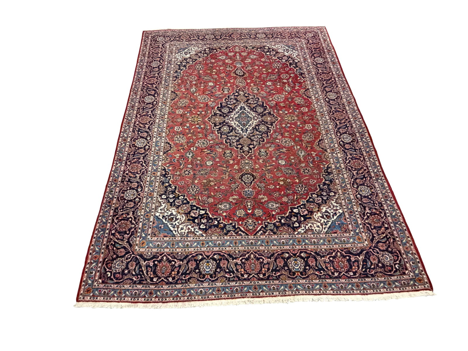 HAND WOVEN ROOM SIZE PERSIAN TABRIZ 9'9" X 13'7" (1 of 3)