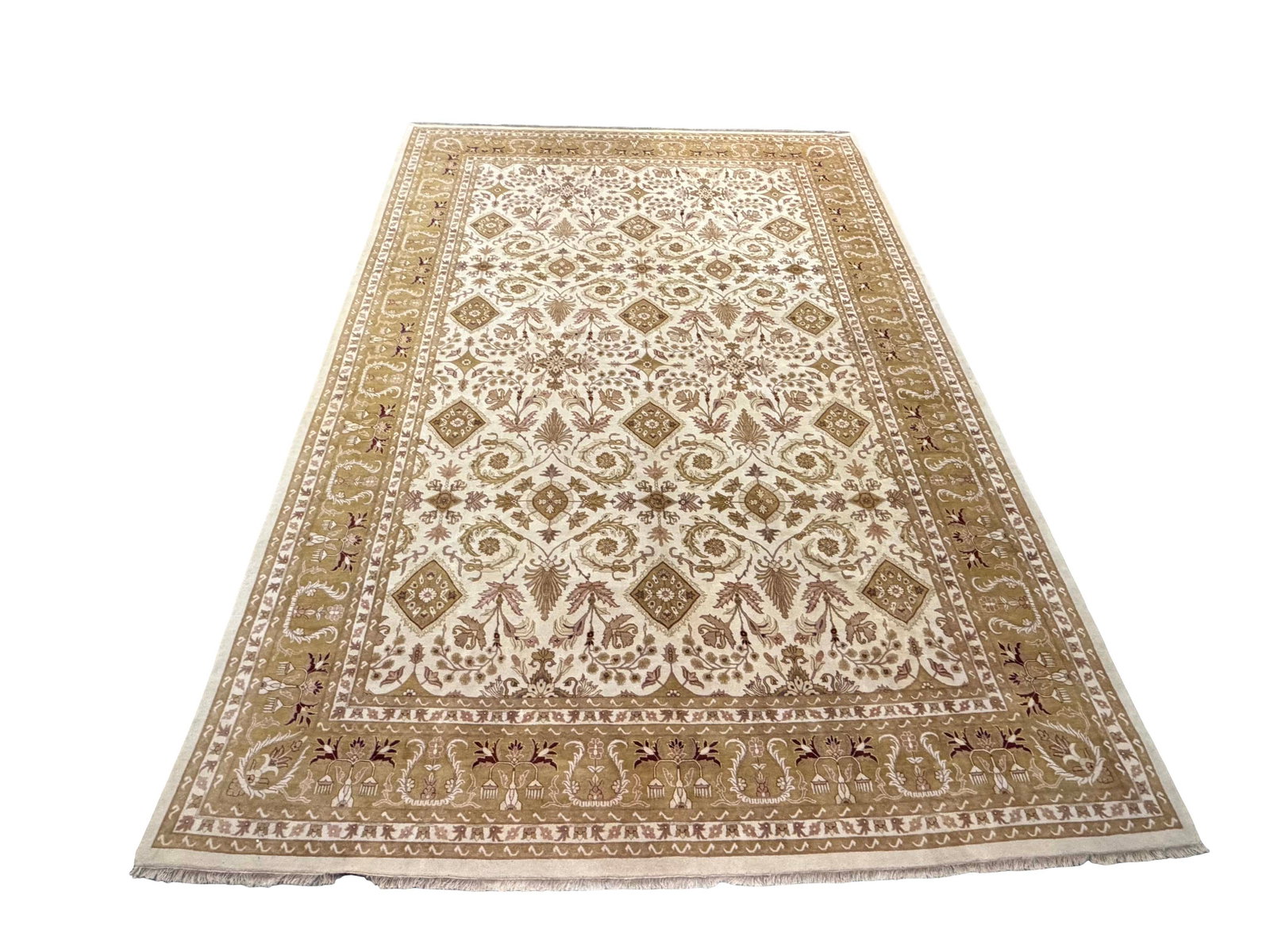 LARGE ROOM SIZE HAND WOVEN RUG SUPER TABRIZ 14' X 20' (1 of 3)