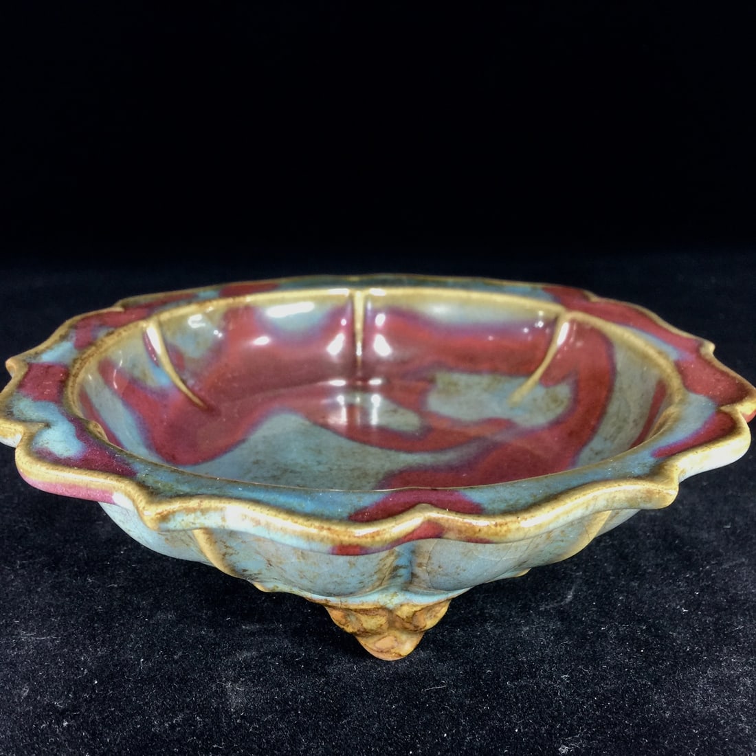 Chinese Song Dynasty Jun Ware Porcelain Plate (1 of 9)