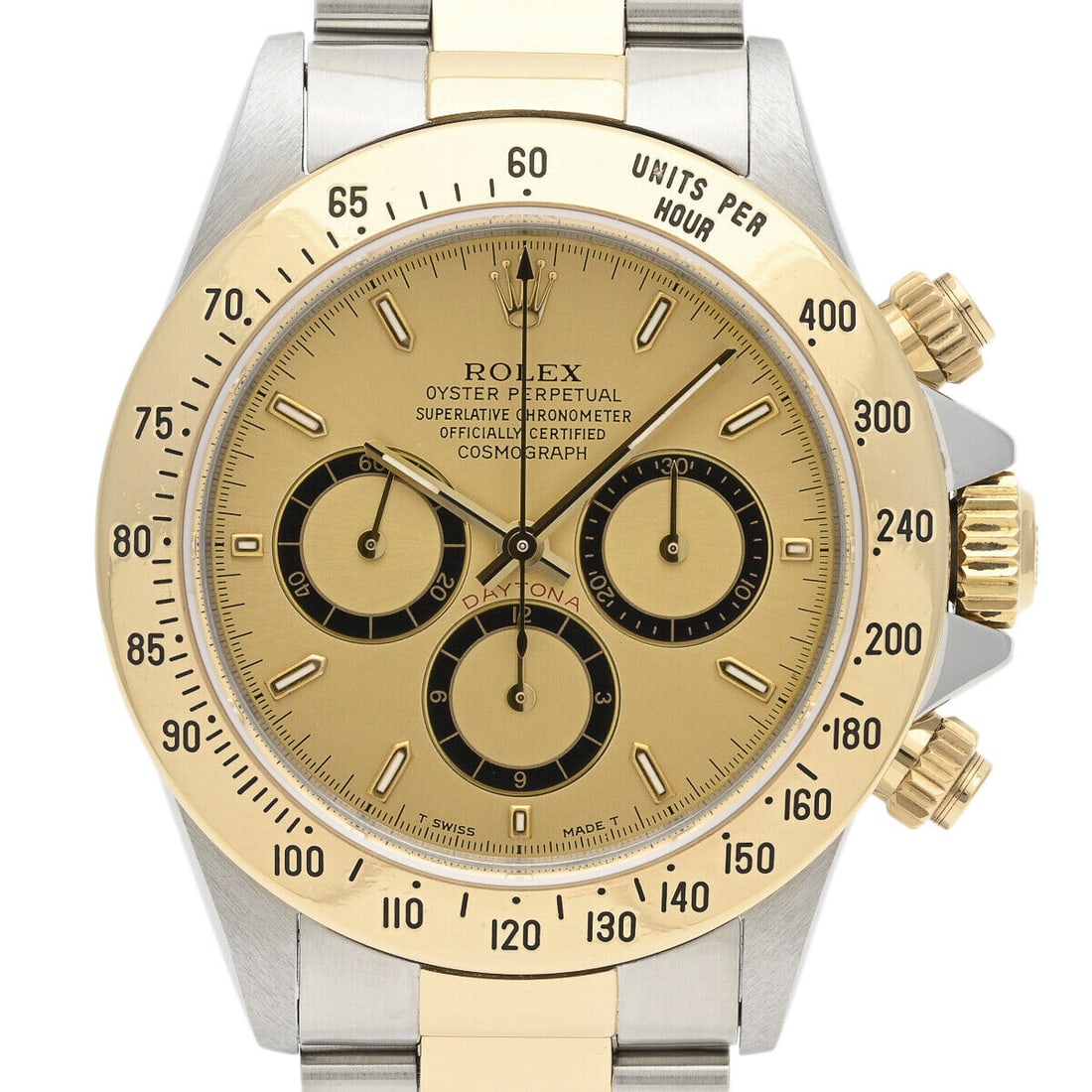 Rolex Cosmograph Daytona Champagne Gold Dial Automatic 16523 Men's Watch (1 of 7)