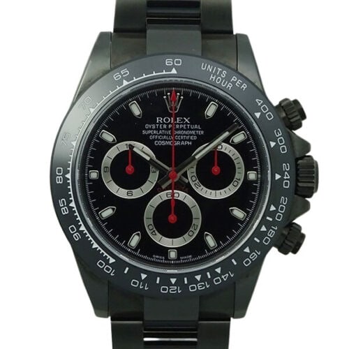 Rolex Cosmograph Daytona 116520 DLC Coating Custom Automatic Winding Men's Watch (1 of 7)