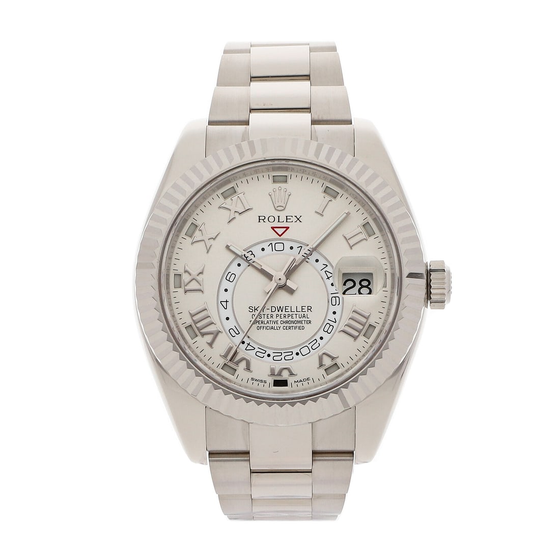Rolex Sky-Dweller Automatic 42mm White Gold Mens Oyster Bracelet Watch 326939 (1 of 4)