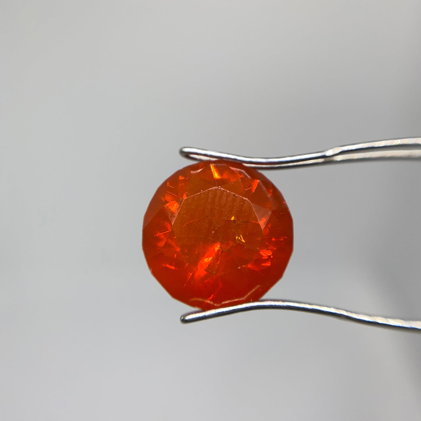 Rare Round Fire Opal Gemstone (1 of 5)