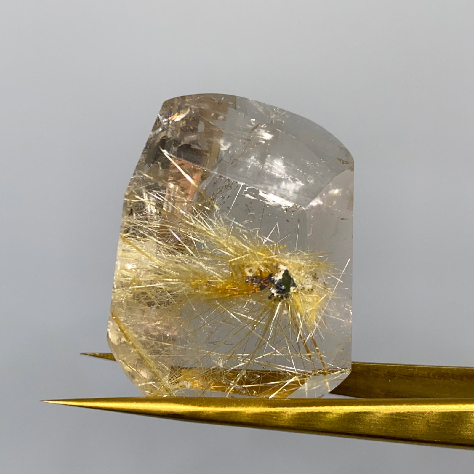 Rare Natural Rutilated Quartz Crystal by Francis J. Sperisen (1 of 4)