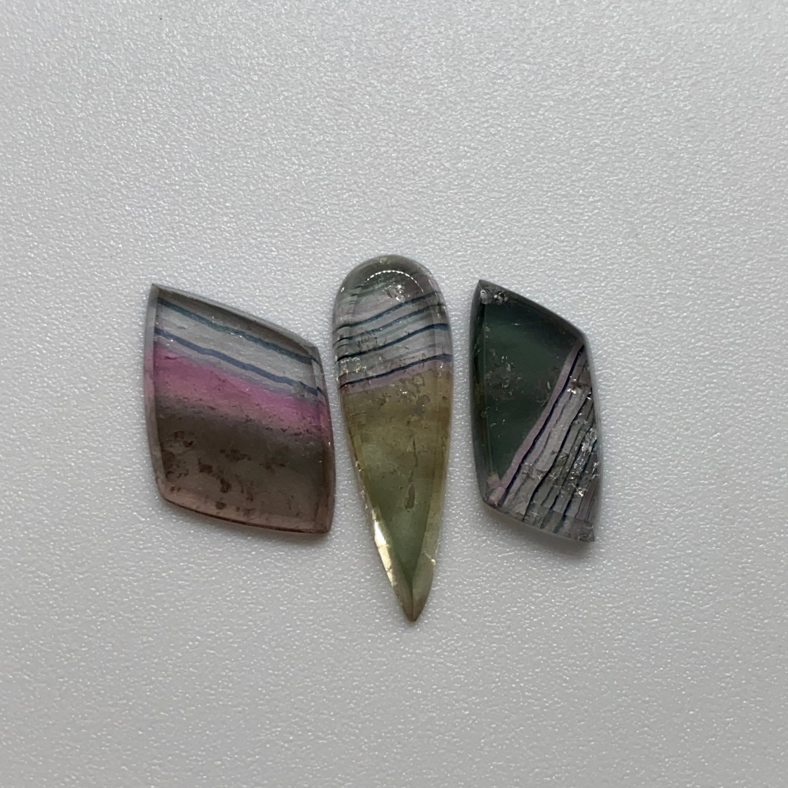 Rare Natural Tourmaline Gemstone Lot: A colorful 14.04ct mixed parcel of natural tourmalines, displaying a wide spectrum of the gem's iconic natural colors. Mixed parcels displaying the full spectrum of natural tourmaline colors are highl