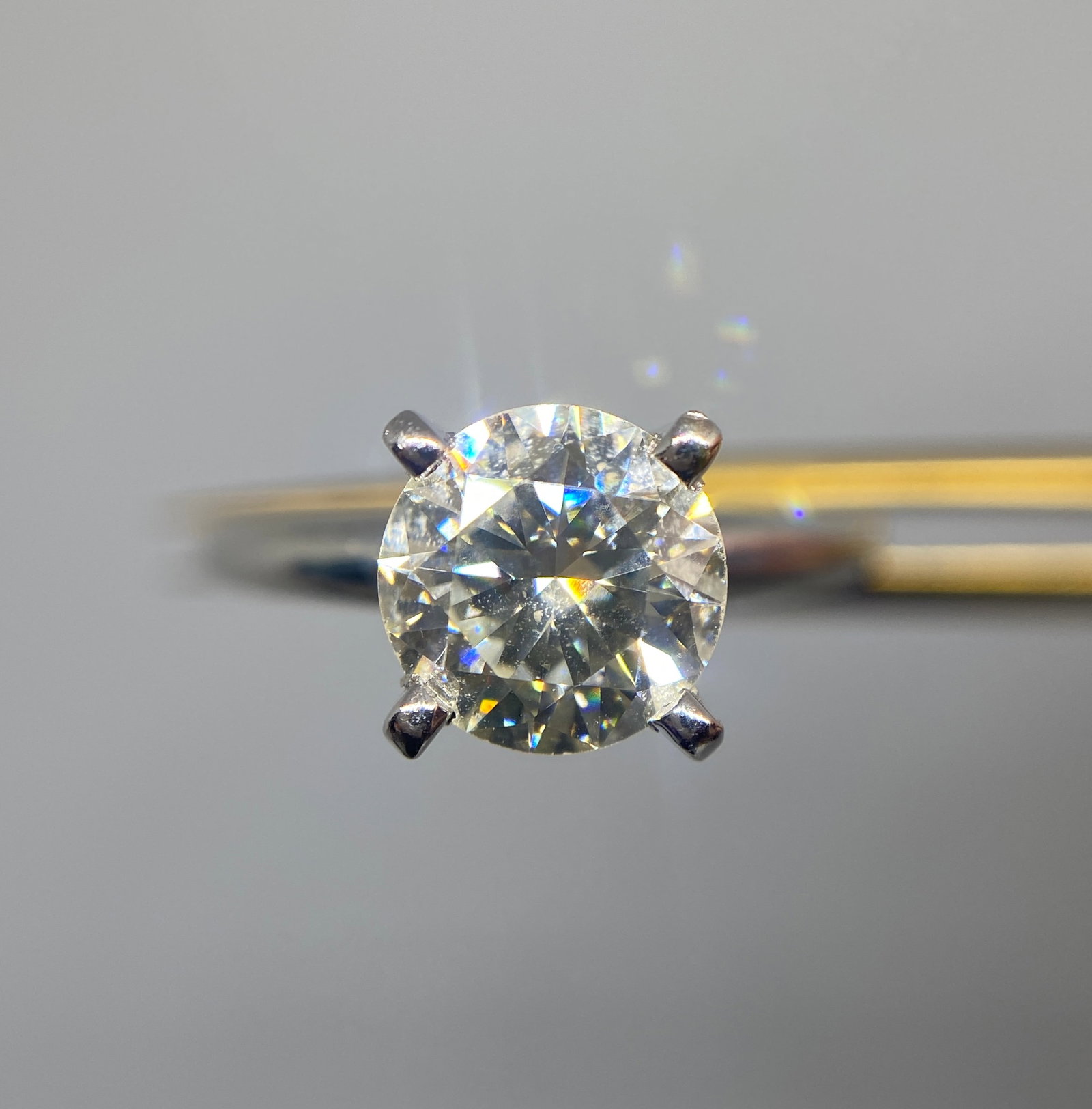 Heirloom 14K White Gold 1.30ct K-VVS2 Diamond Solitaire Ring Size 6.5 (1 of 3)
