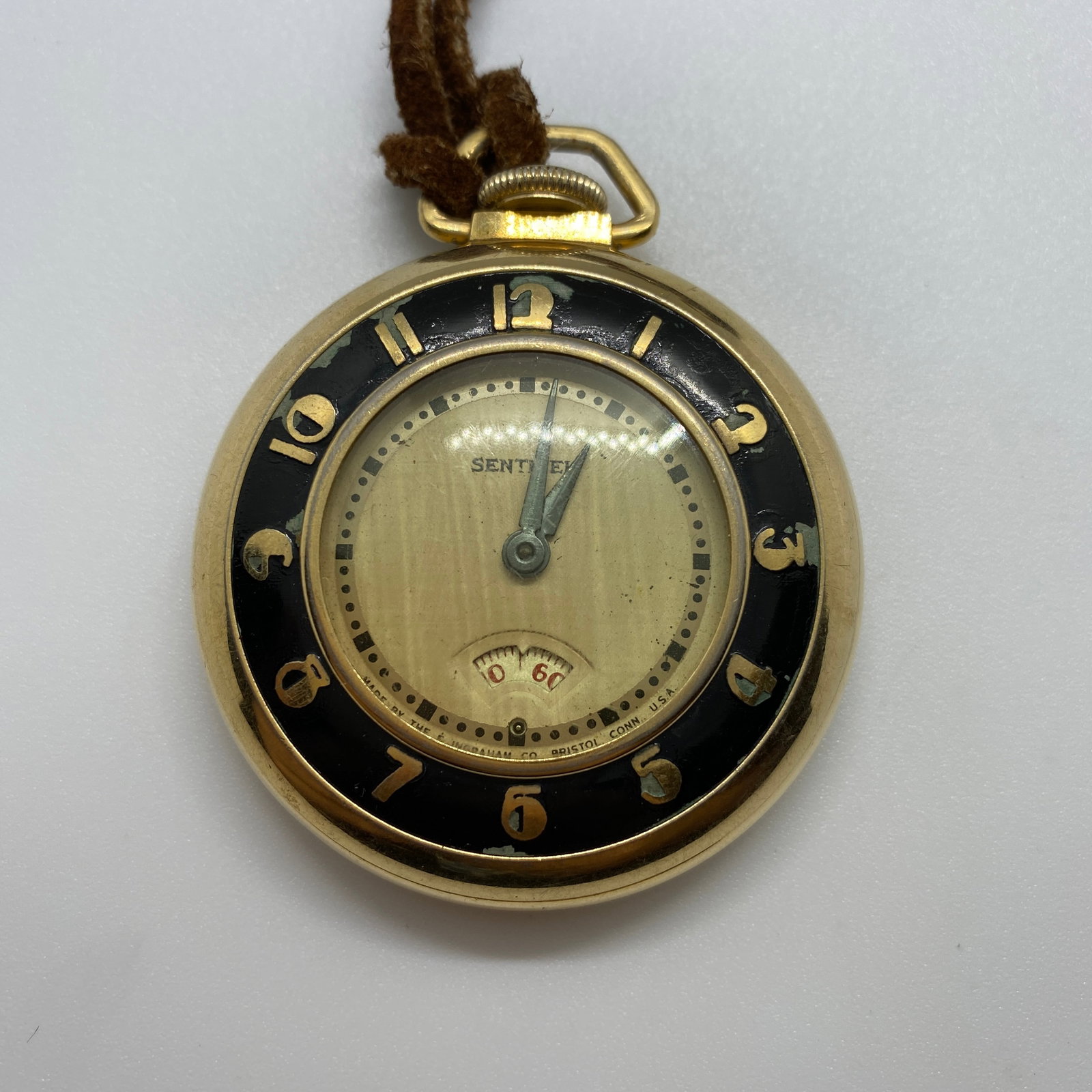 Heirloom Antique Sentinel Pocket Watch Running Condition (1 of 3)