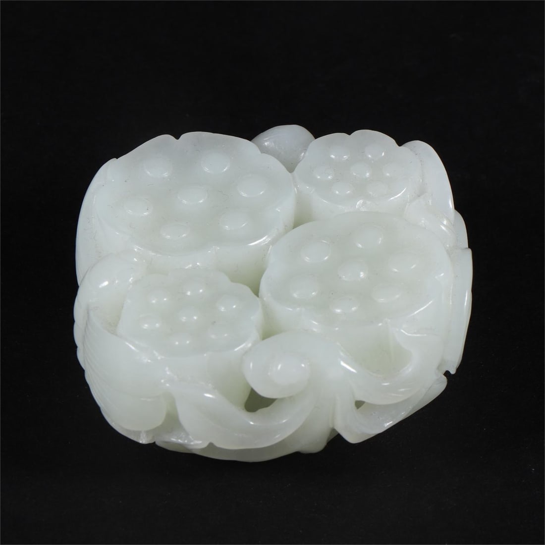 A beautiful Hetian white jade lotus pod (1 of 9)