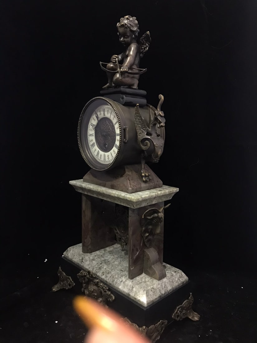 A beautiful vertical ancient clock - 2