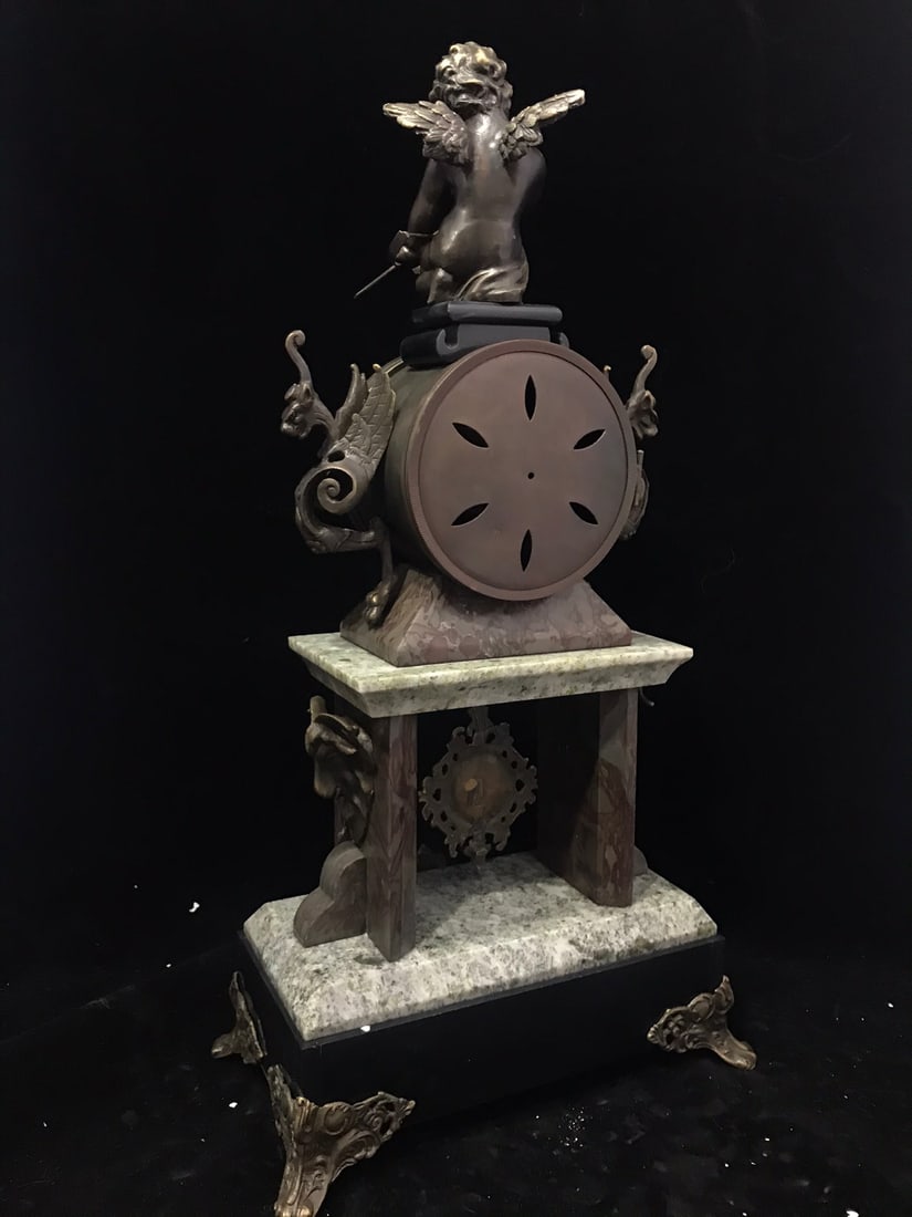 A beautiful vertical ancient clock - 4