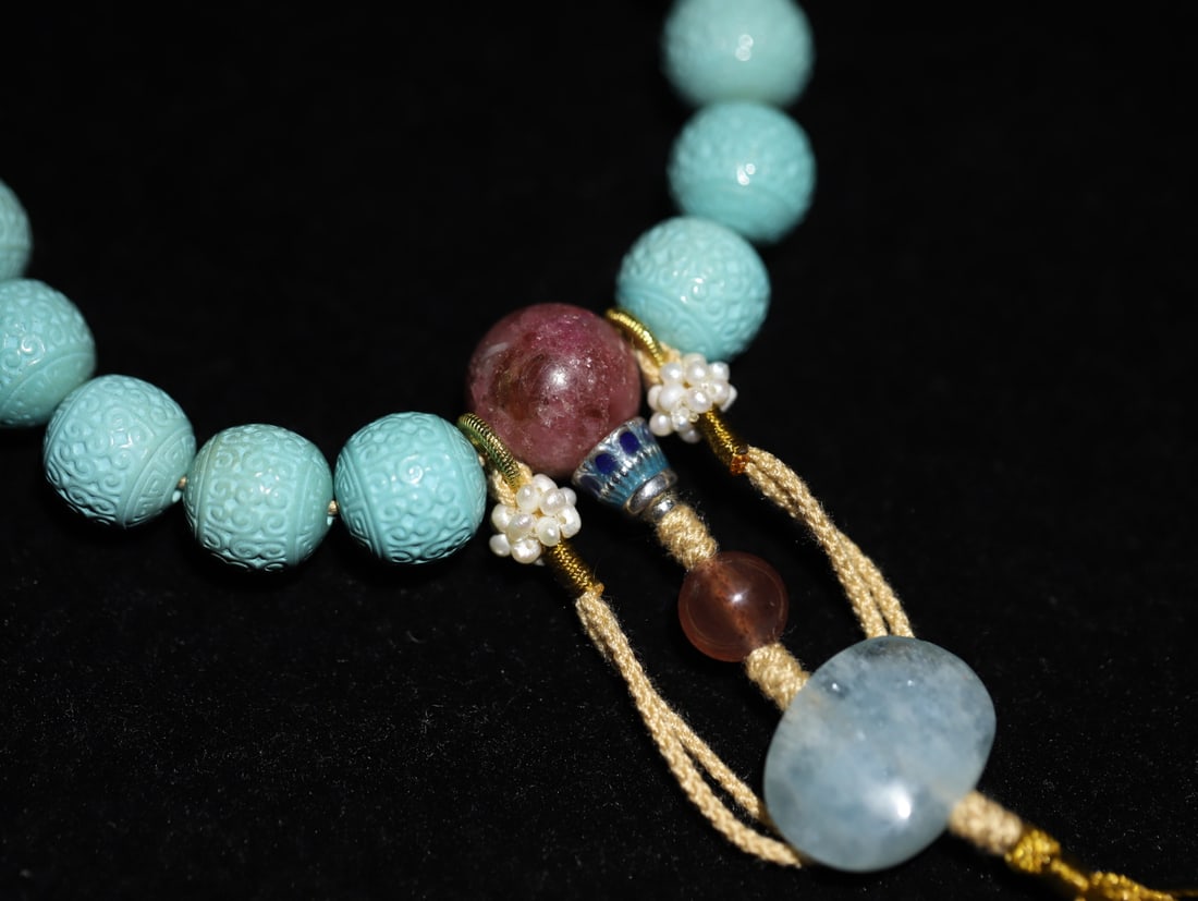A fine turquoise with ruby handheld - 7