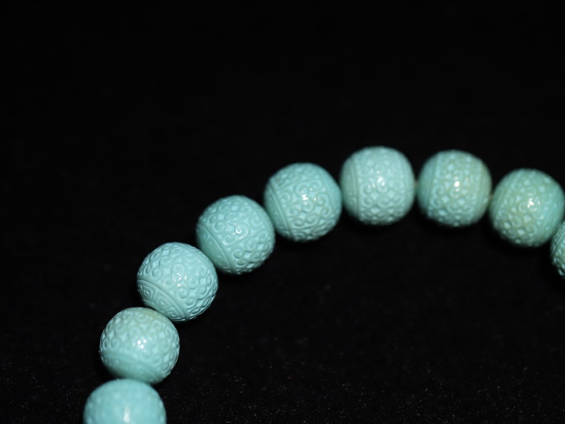 A fine turquoise with ruby handheld - 8