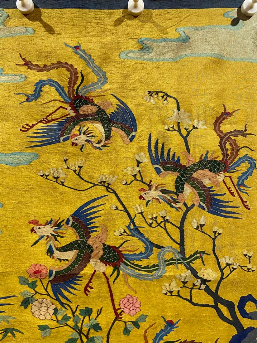 A beautiful phoenix silk - 5