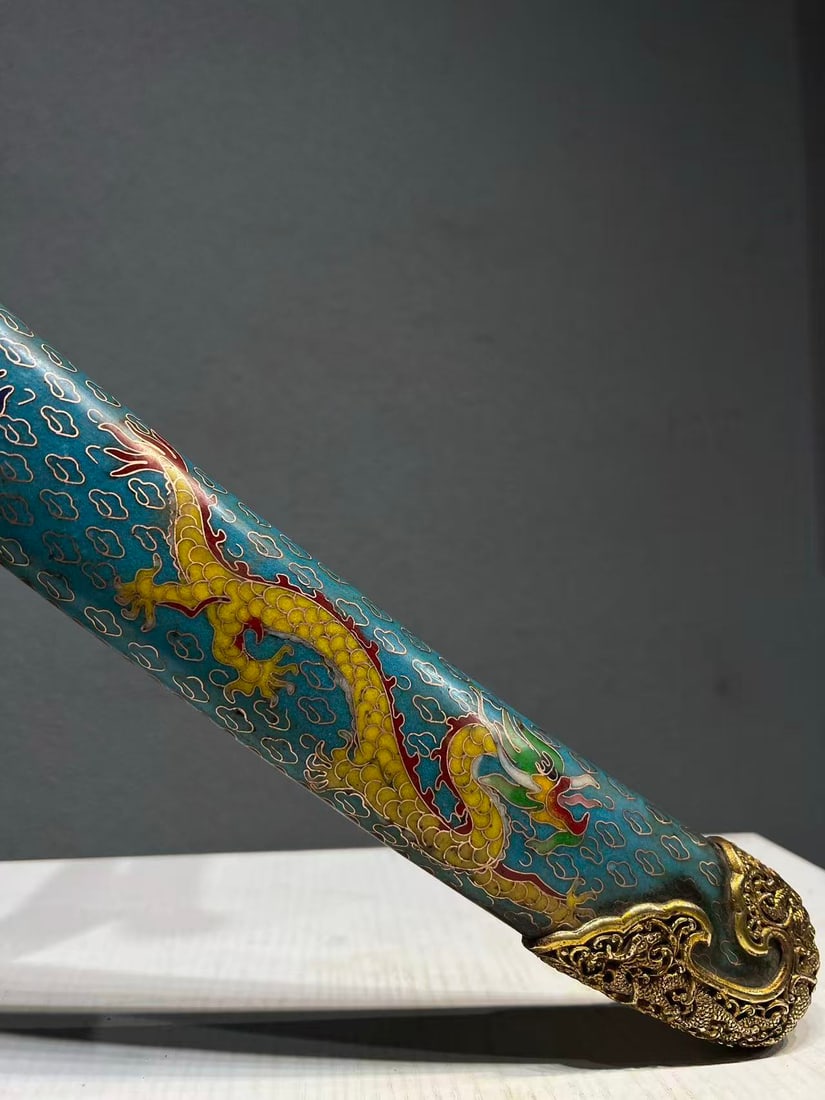 A fine cloisonn é enamel cloisonn é sword - 2