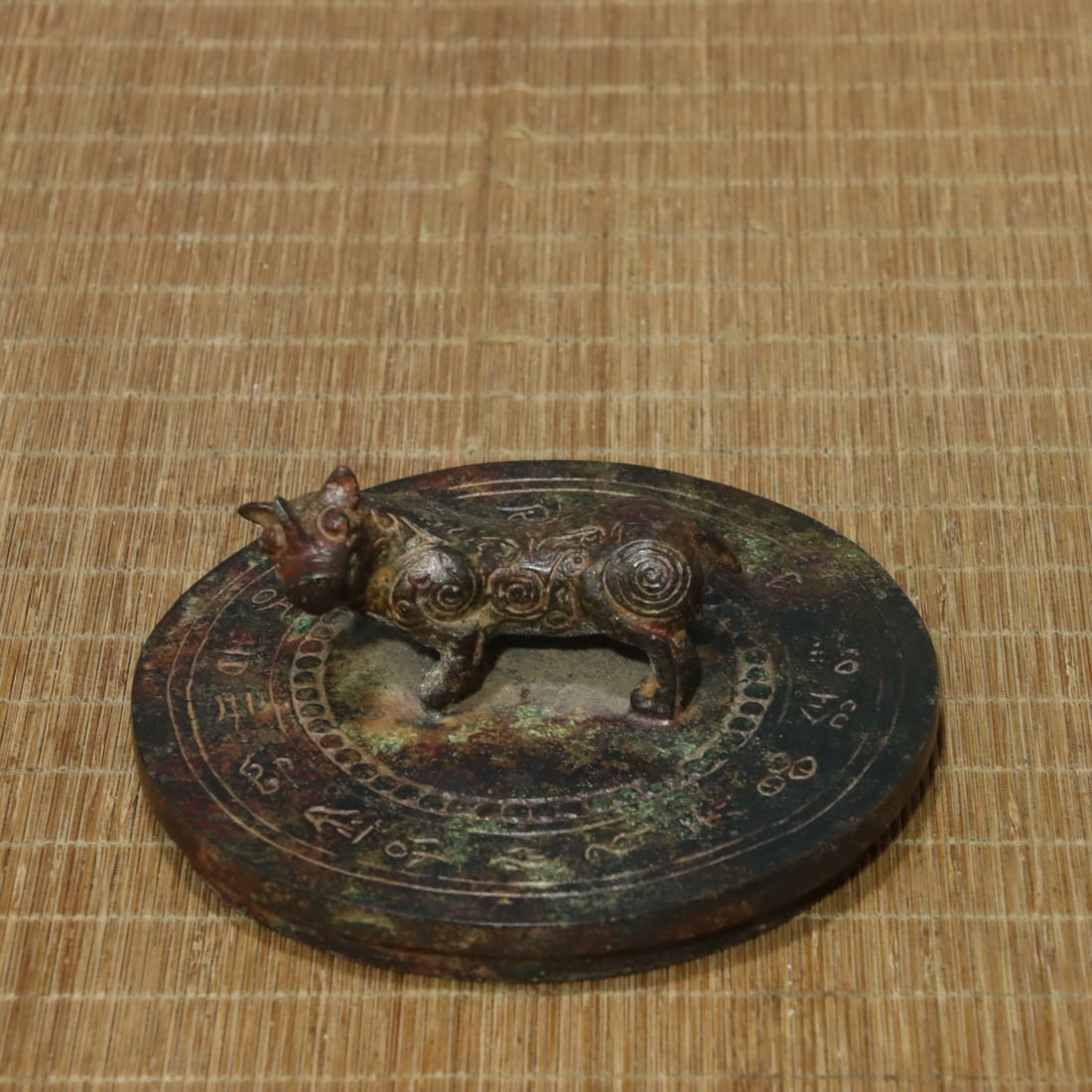 A fine bronze crane - 5