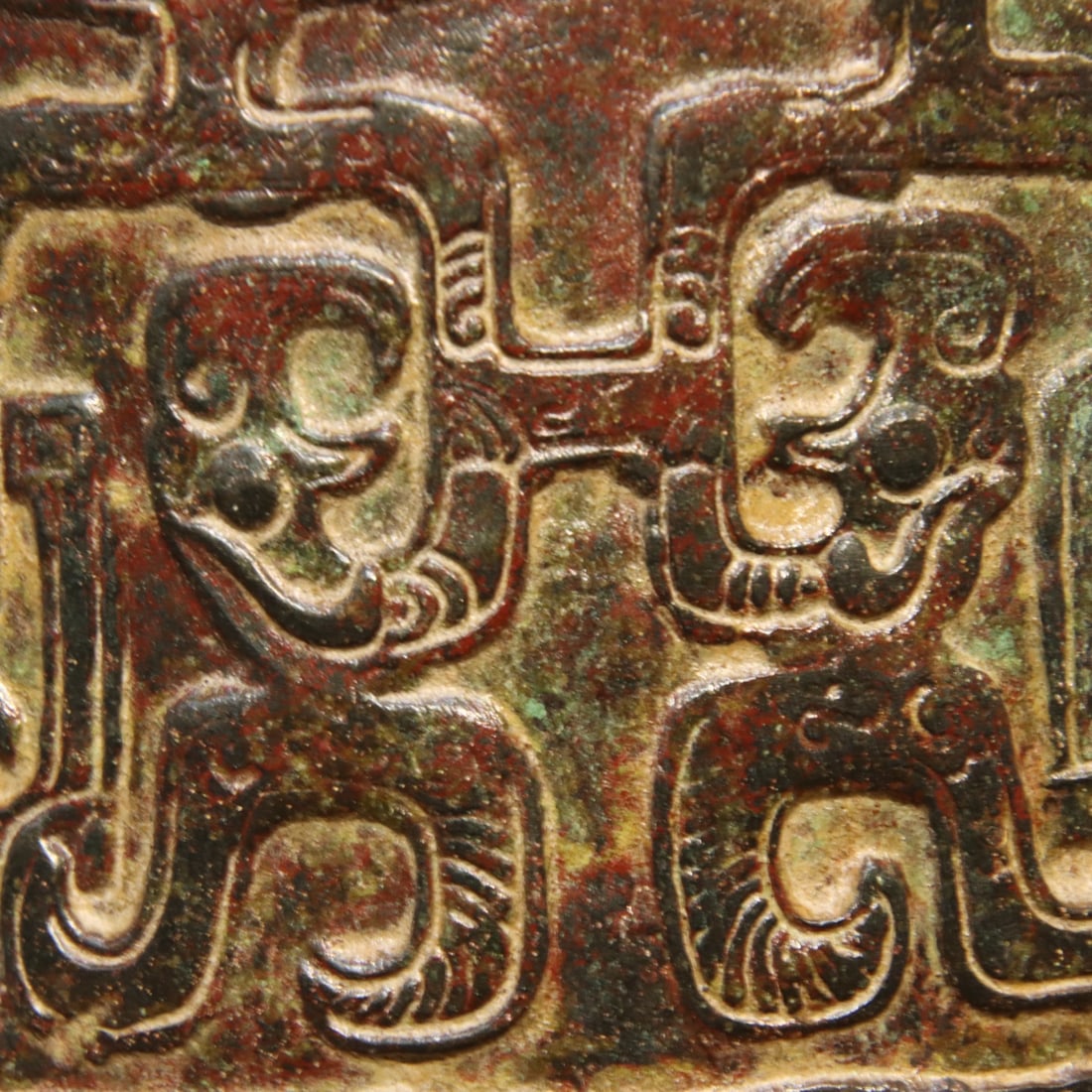 A fine bronze crane - 8