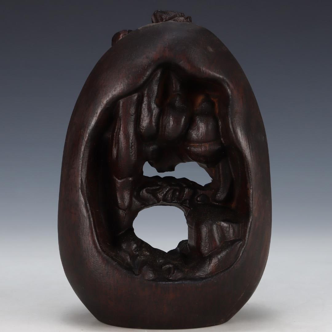 A beautiful agarwood pillow Bailu pillow: Exquisite agarwood pillow Bailu pillow Size: L: 30 cm; W: 14.5 cm; H: 6 cm (The Dimensions Of All Batches Are Manually Measured.If You Need More Detailed Information, Please Contact Our Customer