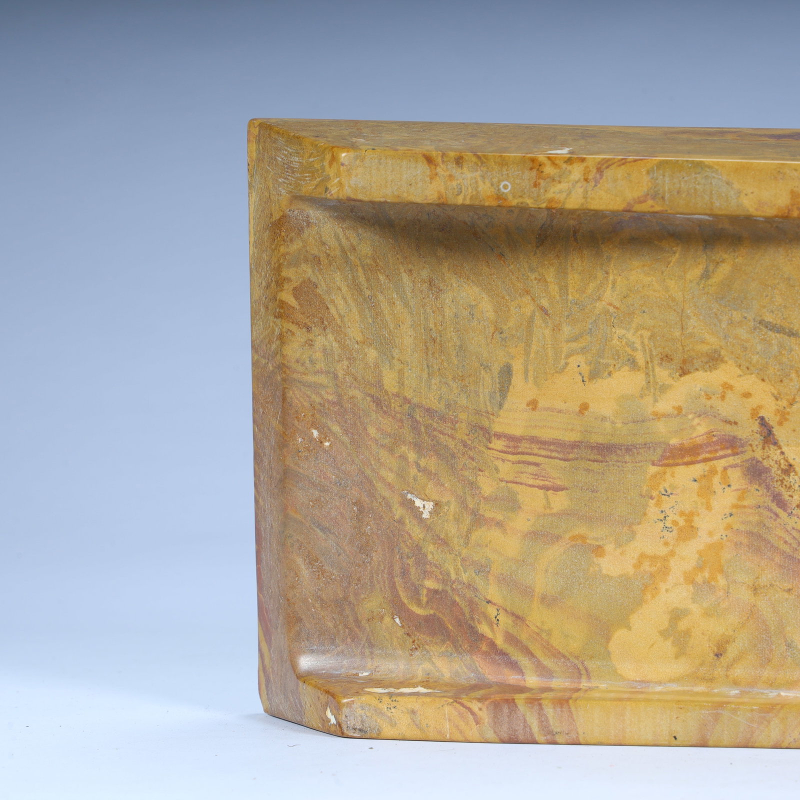 A fine pine stone rectangular plain inkstone - 10