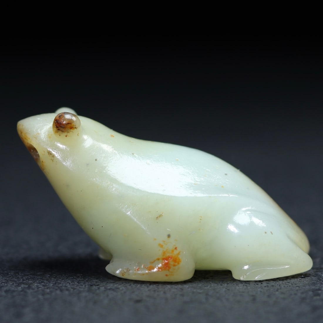 A beautiful Hetian jade frog - 4