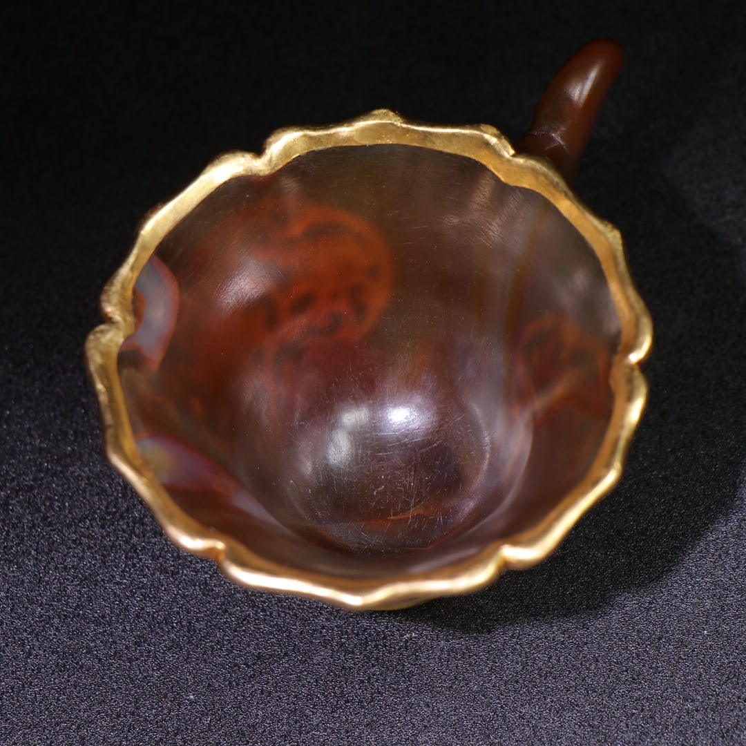 A fine old agate gilt limb - 8