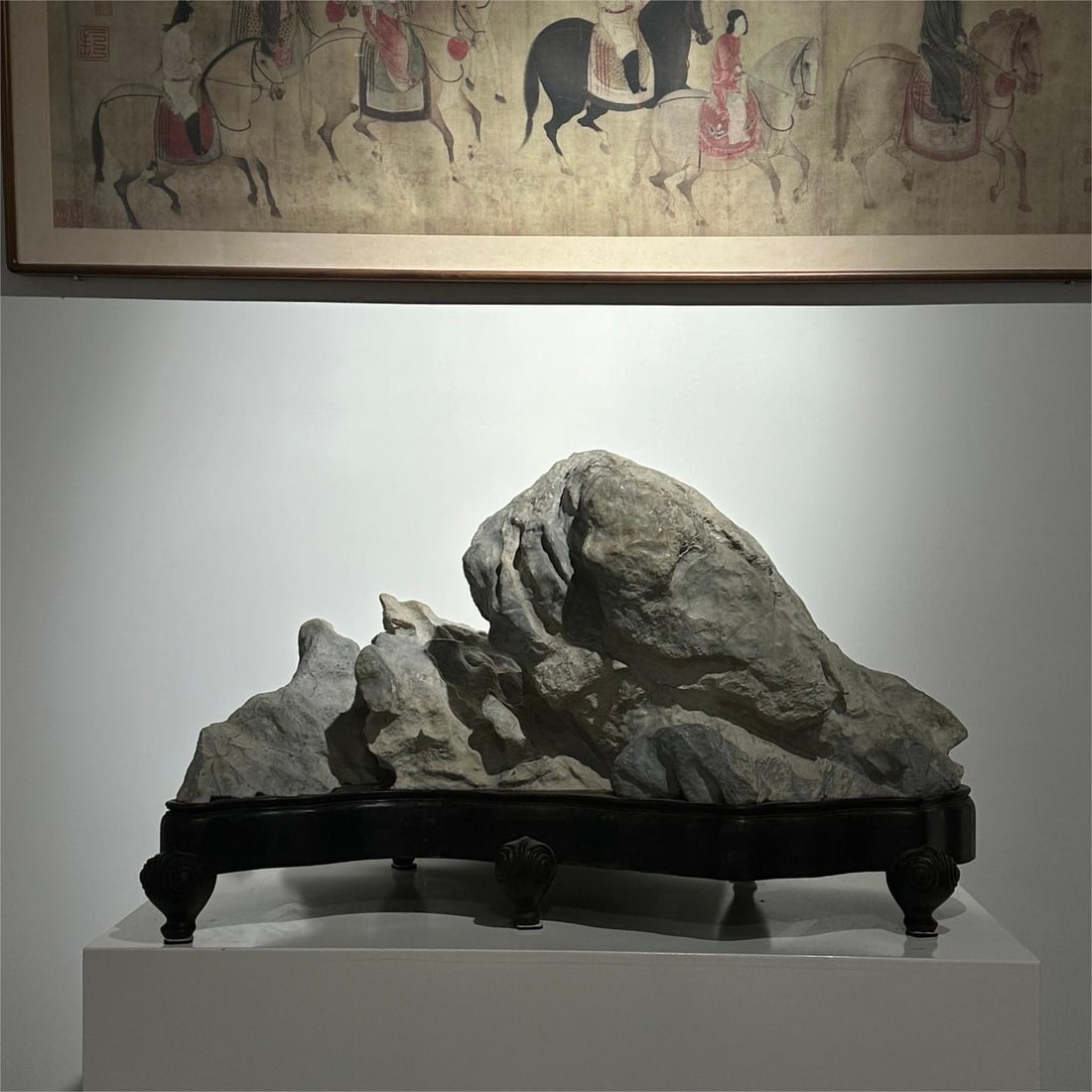 A beautiful Lingbi stone hall backing stone (1 of 6)