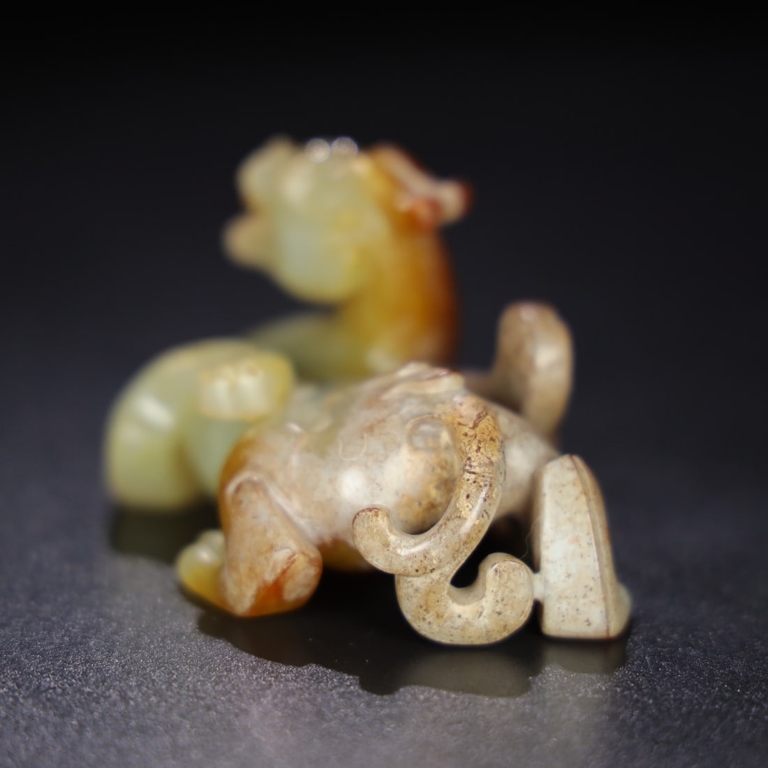 A beautiful Hetian jade beast - 4