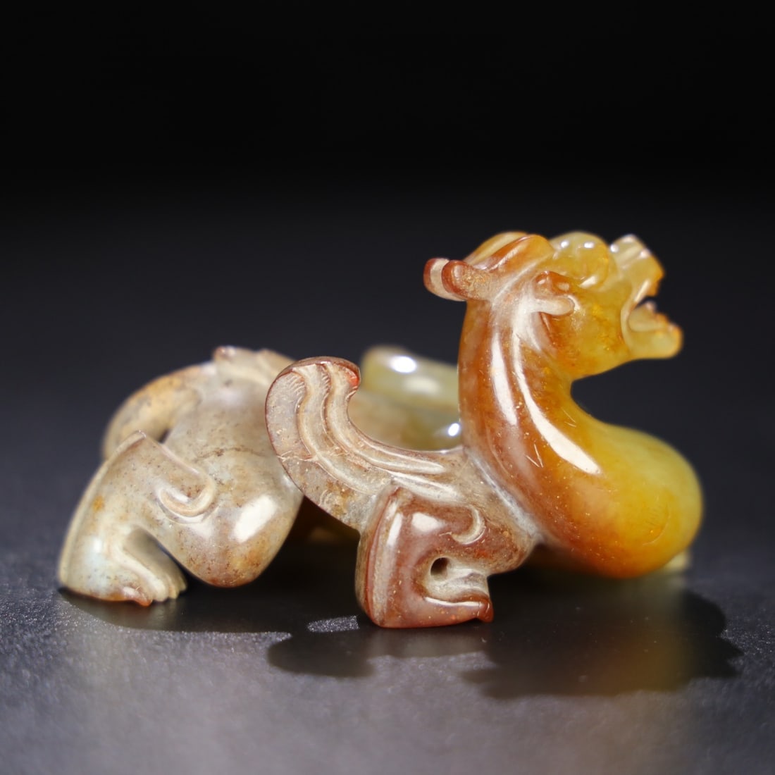 A beautiful Hetian jade beast - 5