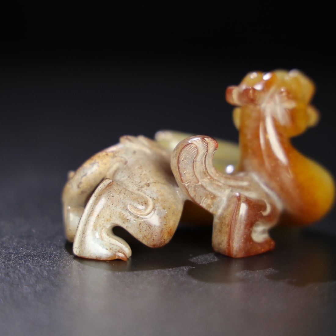 A beautiful Hetian jade beast - 7