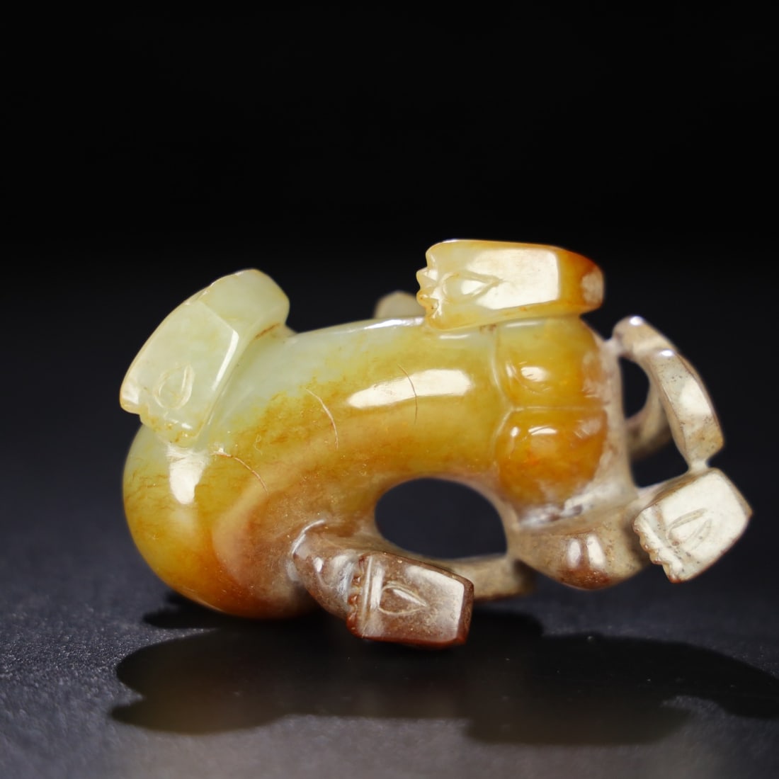 A beautiful Hetian jade beast - 8