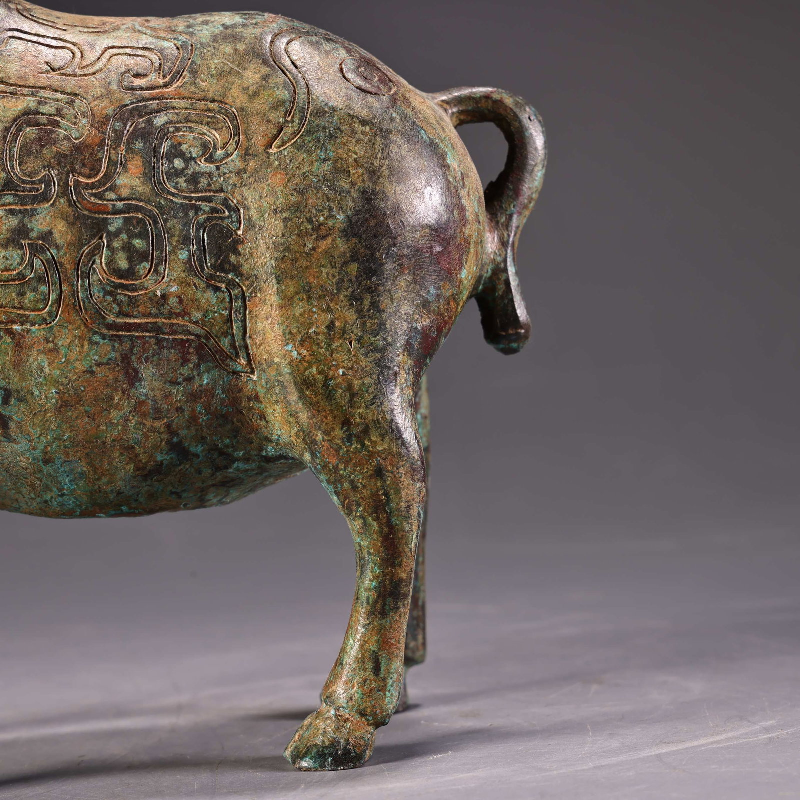 A fine bronze cow - 11