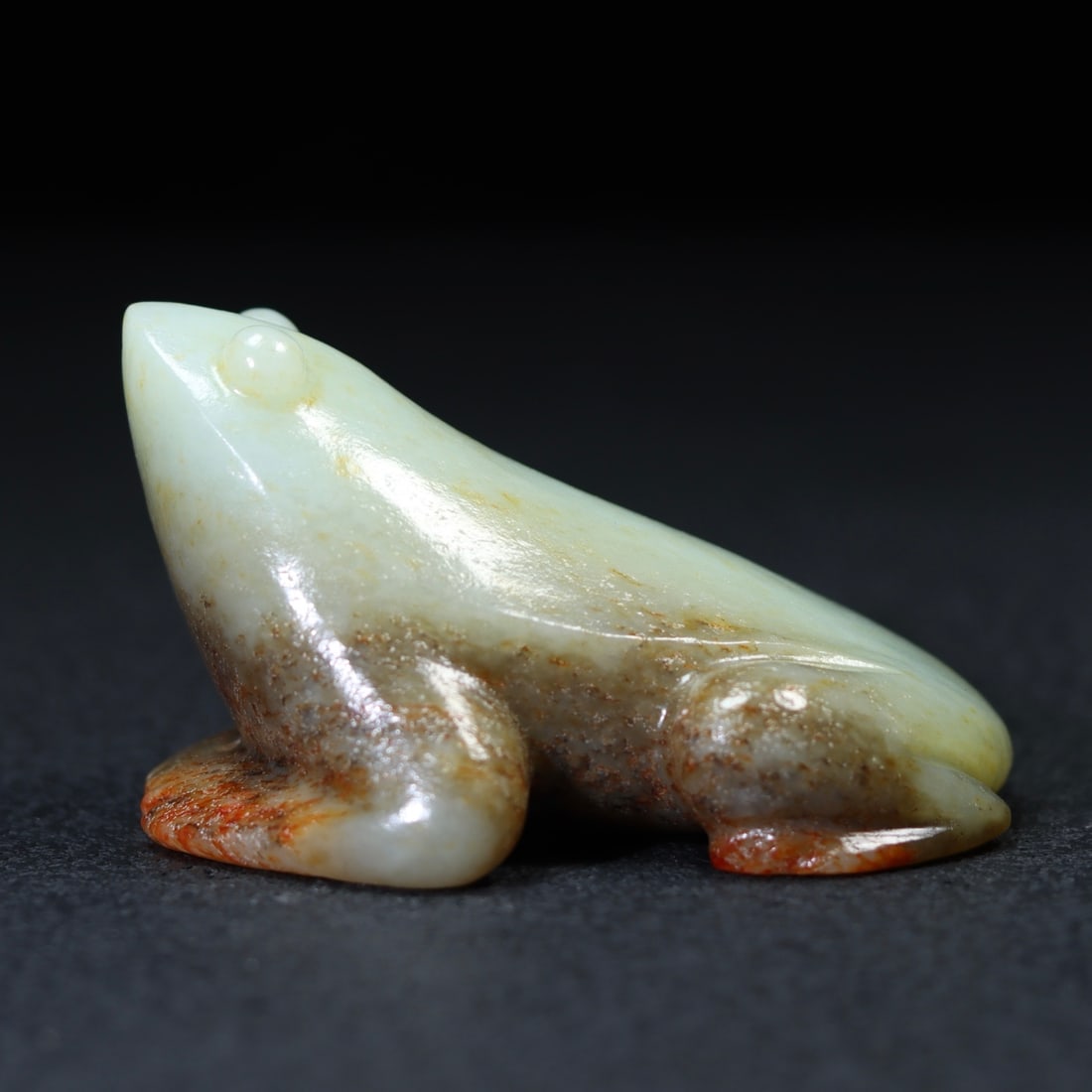 A beautiful Hetian jade frog - 4