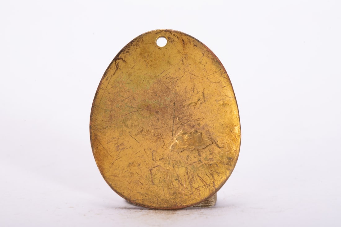 A fine copper-gilt plaque - 5