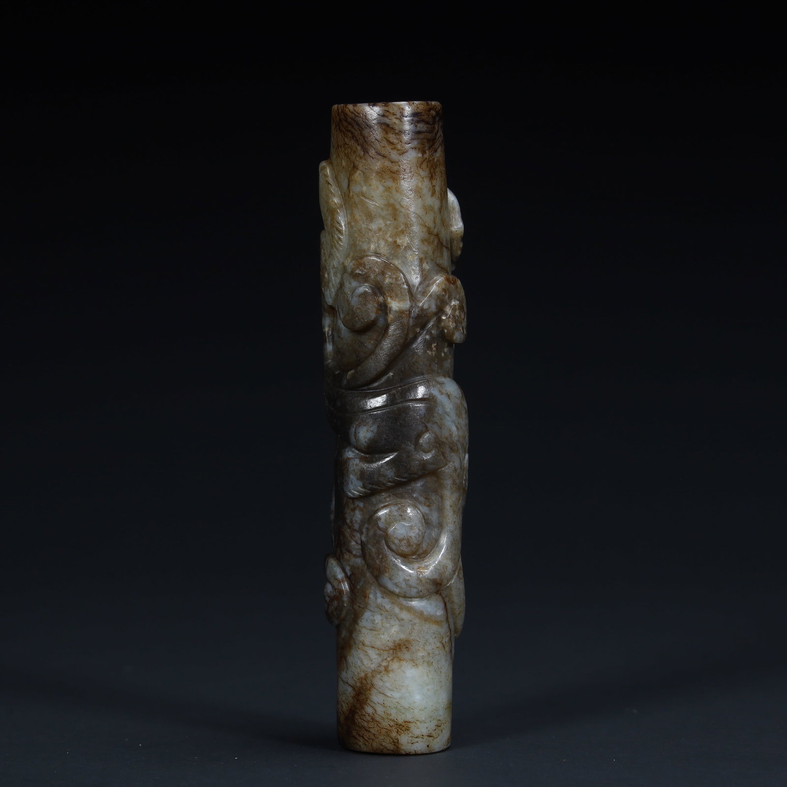 A beautiful ancient dragon pattern jade responsible - 3