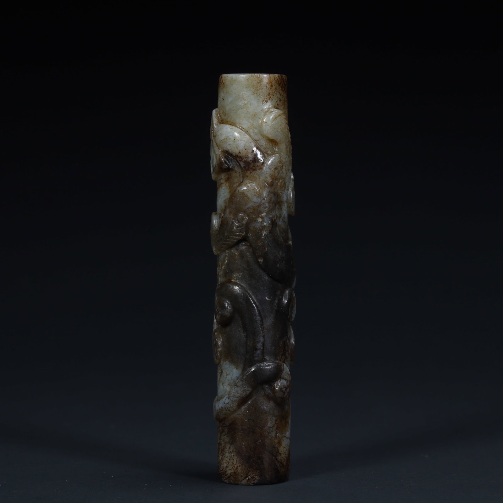 A beautiful ancient dragon pattern jade responsible - 4