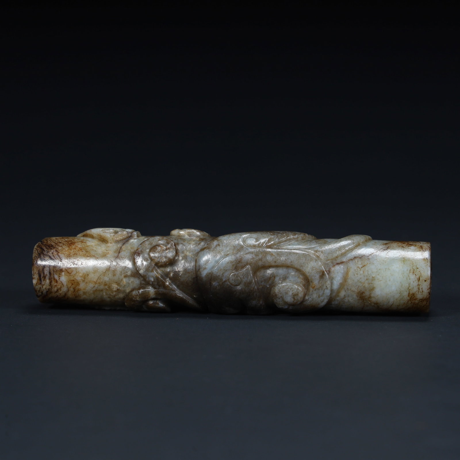 A beautiful ancient dragon pattern jade responsible - 6
