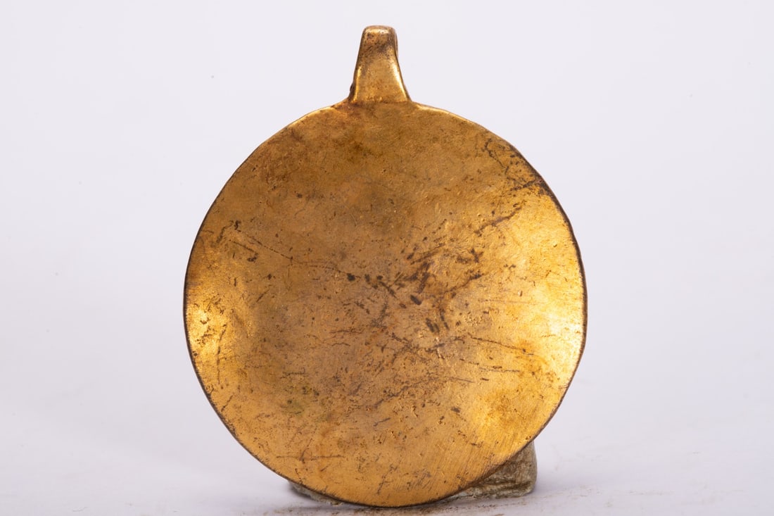 A fine copper-gilt plaque - 5