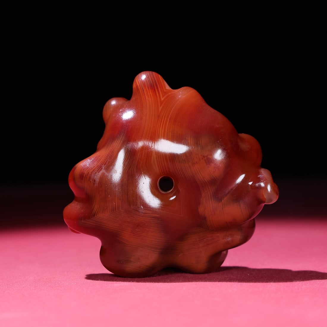 A beautiful agate incense insert - 7
