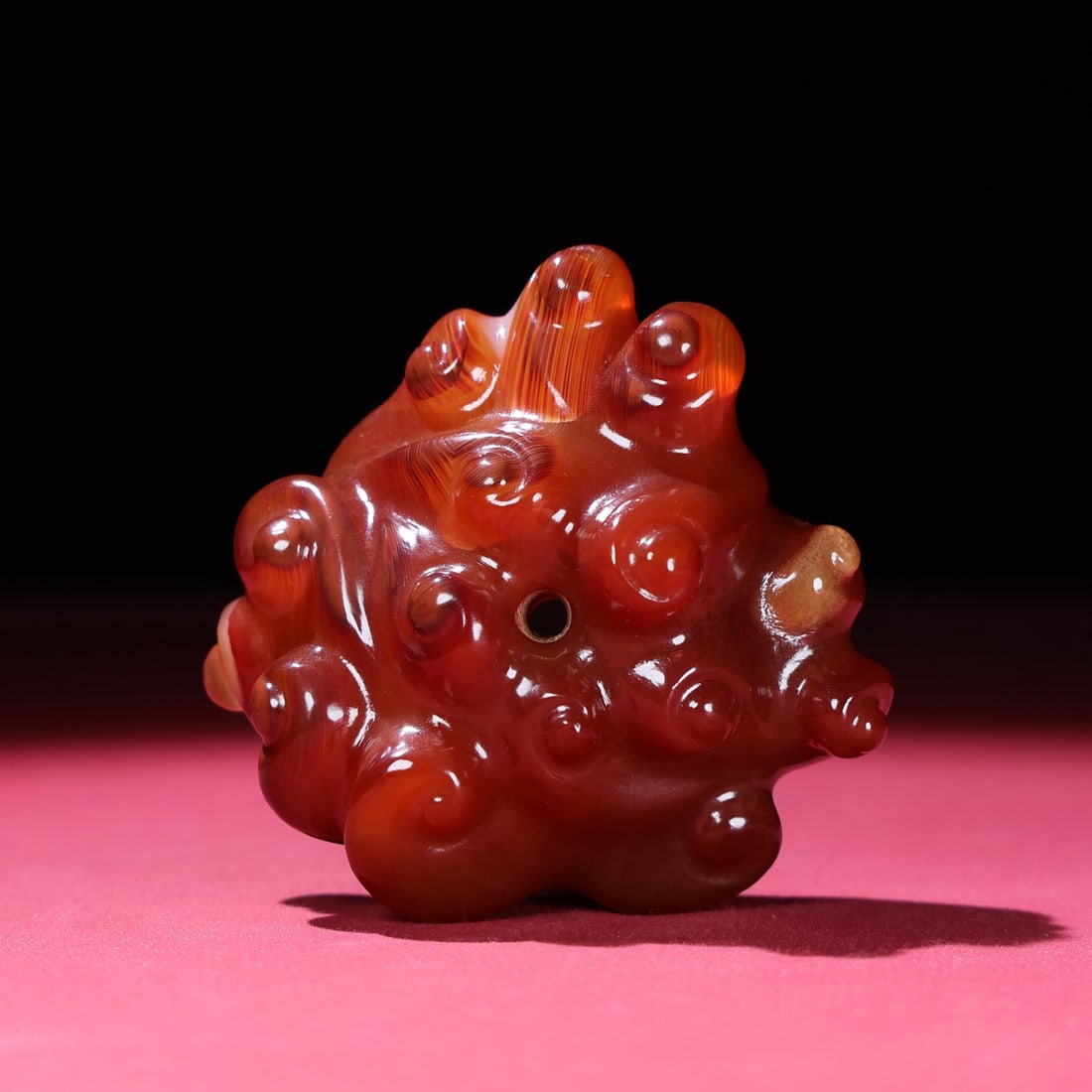 A beautiful agate incense insert - 8
