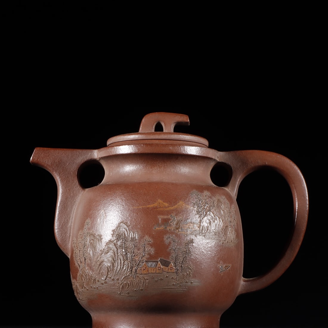 A beautiful striped line round purple clay pot model recognizes Gu Jingzhou's modern and modern: Exquisite ribbed line round purple clay pot model recognizes Gu Jingzhou's modern and modern style Size: L: 7.8 x W: 17 cm (The Dimensions Of All Batches Are Manually Measured.If You Need More Detaile