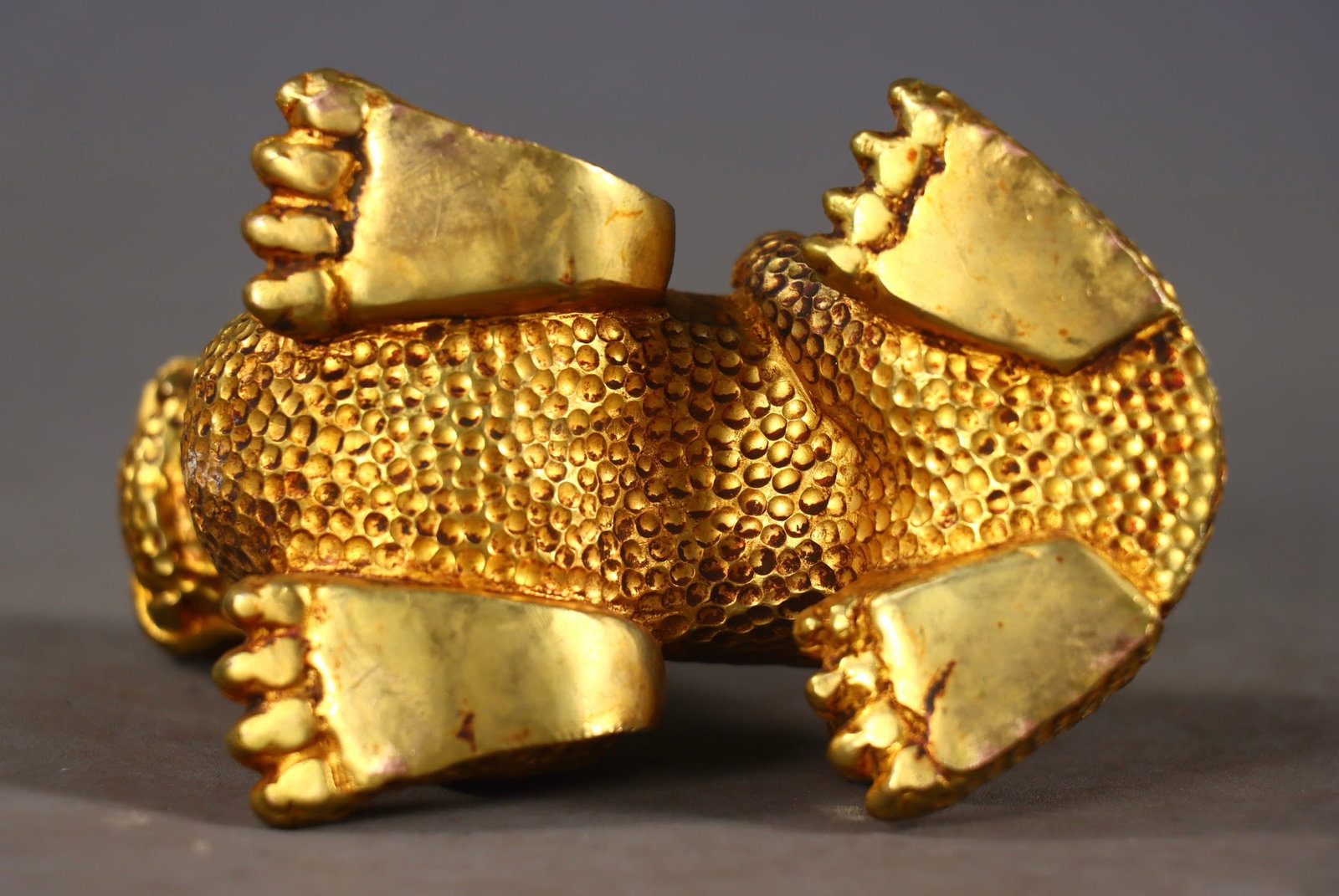 A fine copper gilt beast - 8